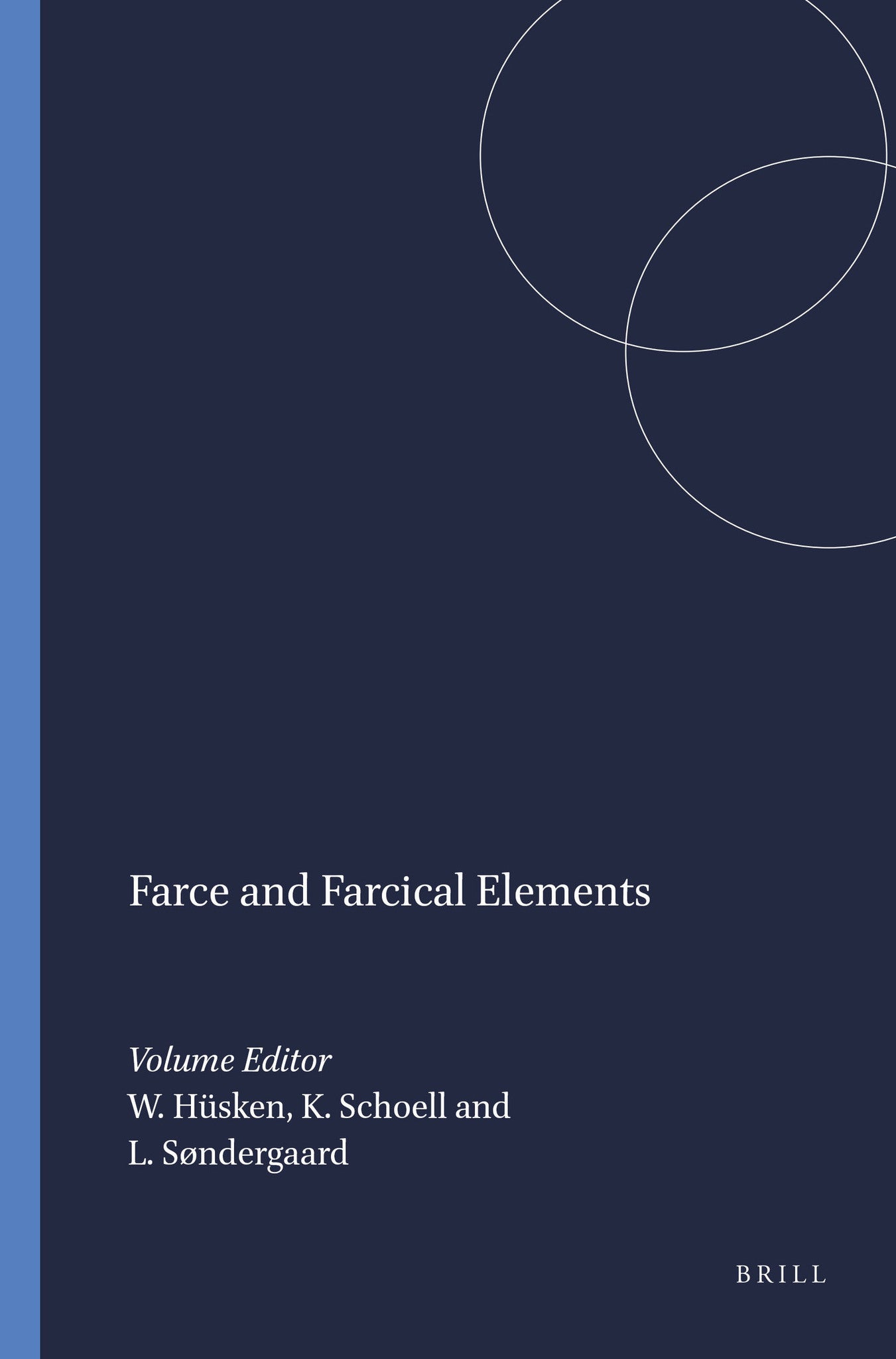 Cover image for Farce and Farcical Elements ISBN 9789042014596
